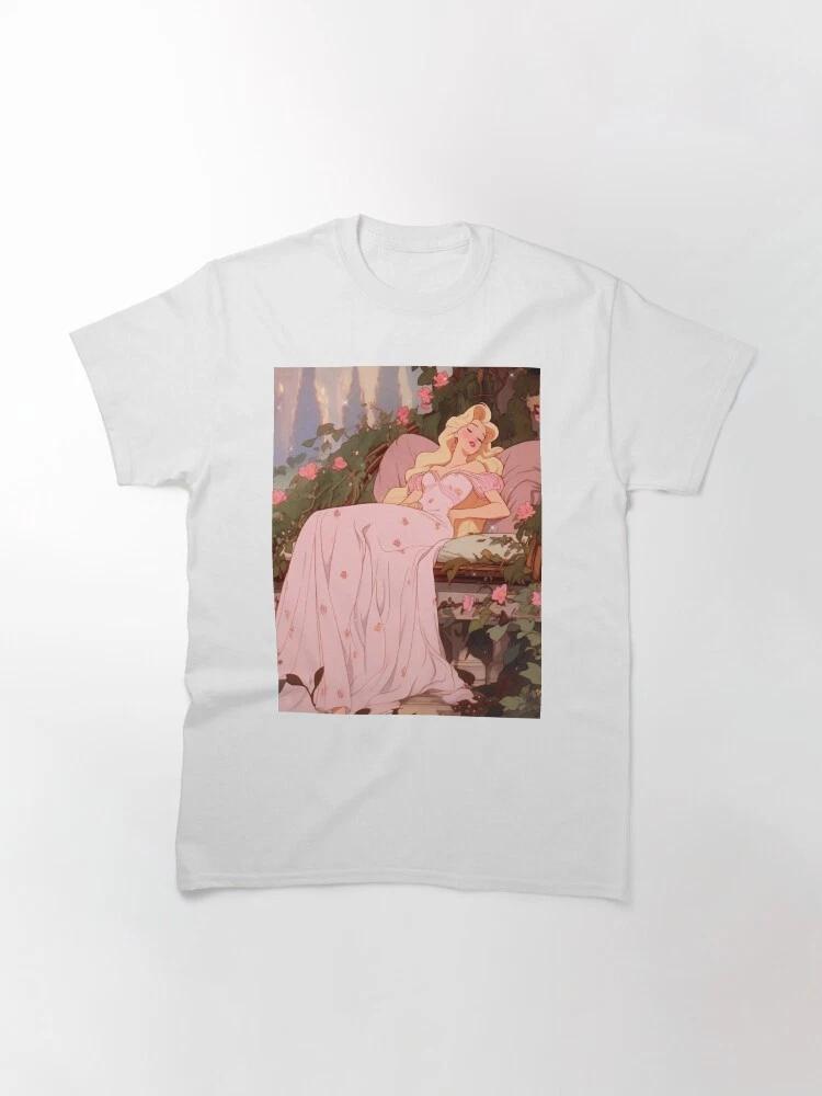 Sleeping Beauty Cute Classic TShirt Unisex Style S