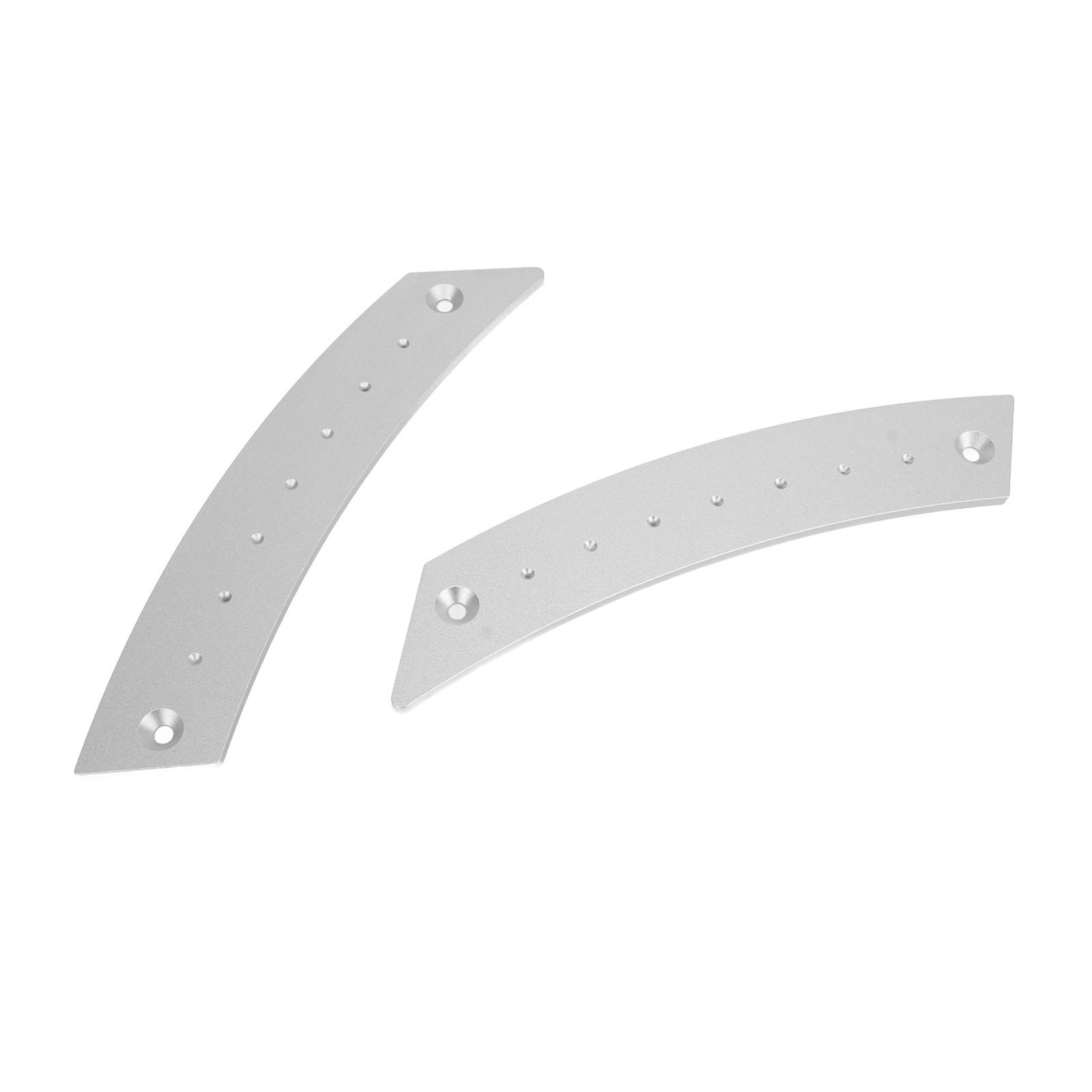 2pcs Door Panel Pull Handle Set Aluminium Alloy Labor Saving High Strength Rust Proof for Cars Silver серебряный