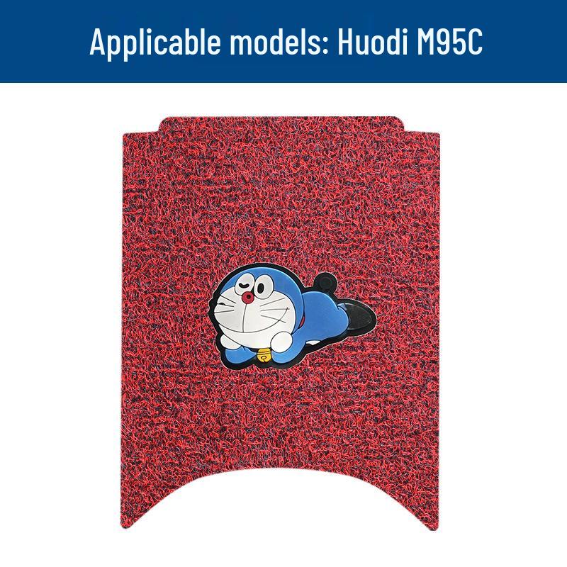 Waterproof Huodi M95C Coil Foot Mats: Sun-Proof, Dirt & Wear-Resistant Pedal Accessories