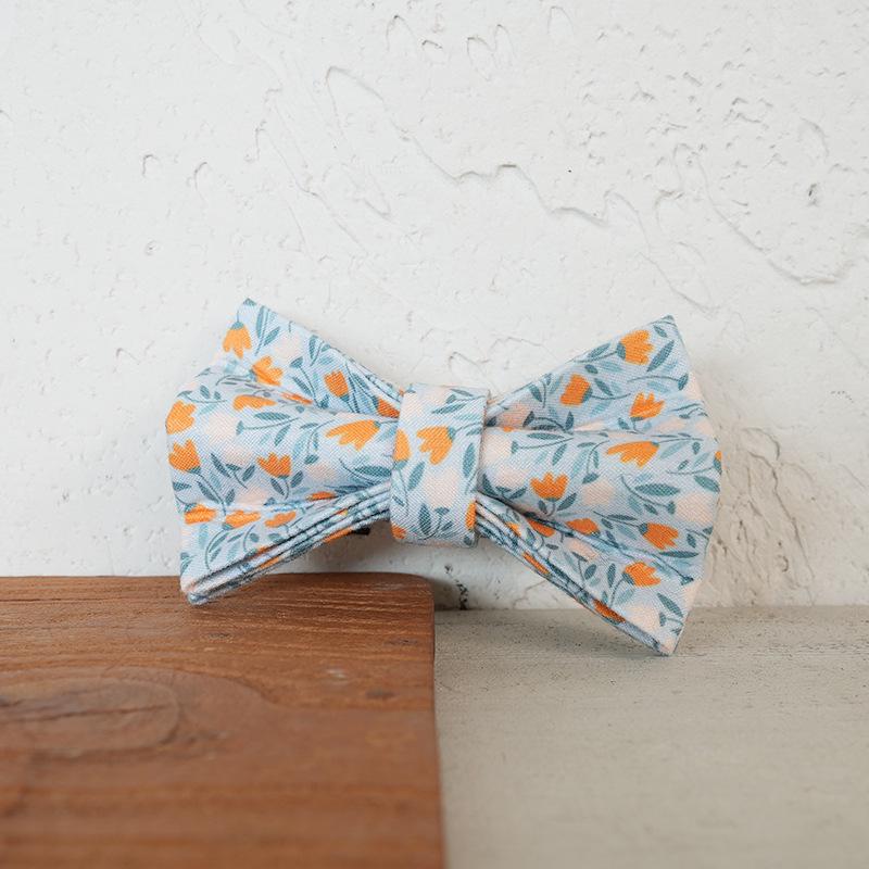 MUTTCO Blue Lilac Flower Cat Collar – Fashionable Pet Accessory, UCC-152J