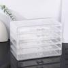 Elegant Acrylic Makeup and Jewelry Drawer Organizers Beauty Container with Multi Layer Design for Home and Vanity Use