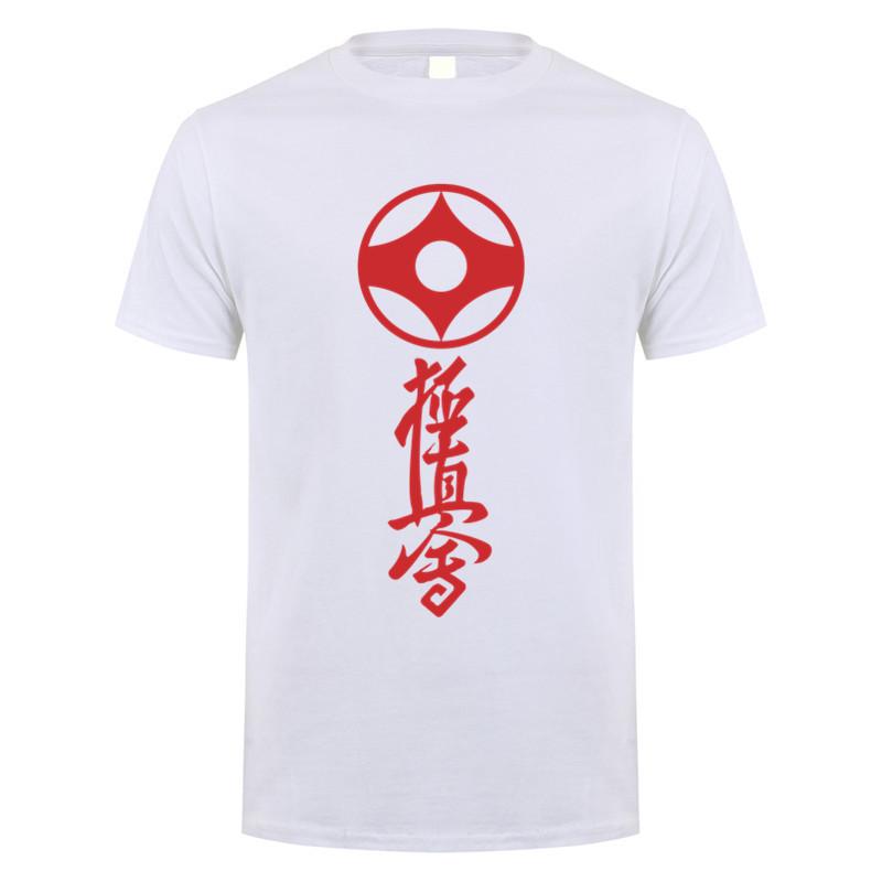 Kyokushin Karate Masutatsu Oyama Giappone Maglietta Unisex Cotone Manica Corta Kyokushinkai Kyokushin Maglietta Top