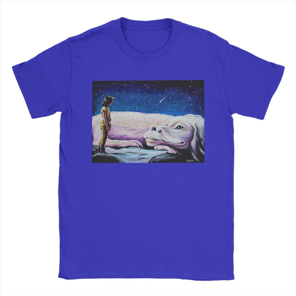 Hodně štěstí Nekonečný příběh Film Falkor Bavlněné tričko pro muže Letní Streetwear Trička O-výstřih Tričko Nadměrné velikosti Topy