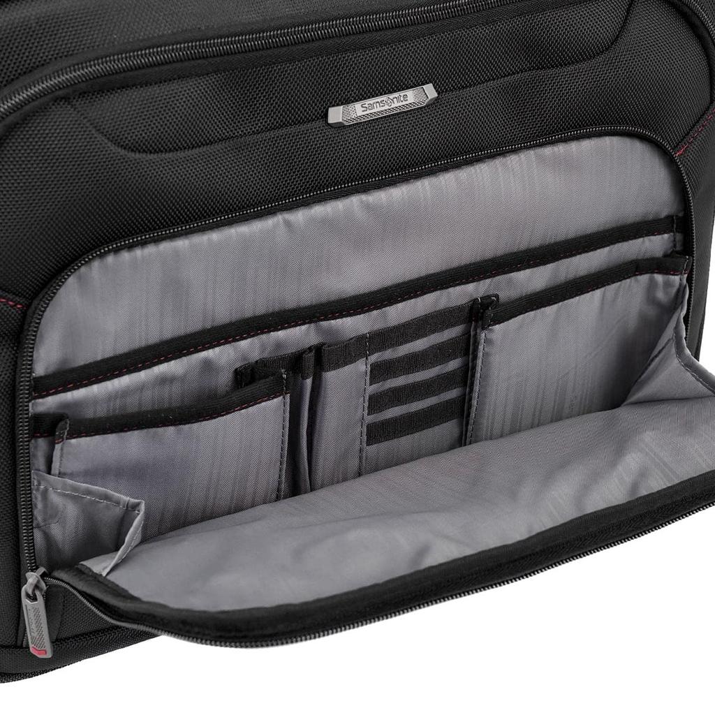 Samsonite XENON 3.0 Two-Gusset Toploader Business Bag, Men's, Black, 89433-1041 [Parallel Import]