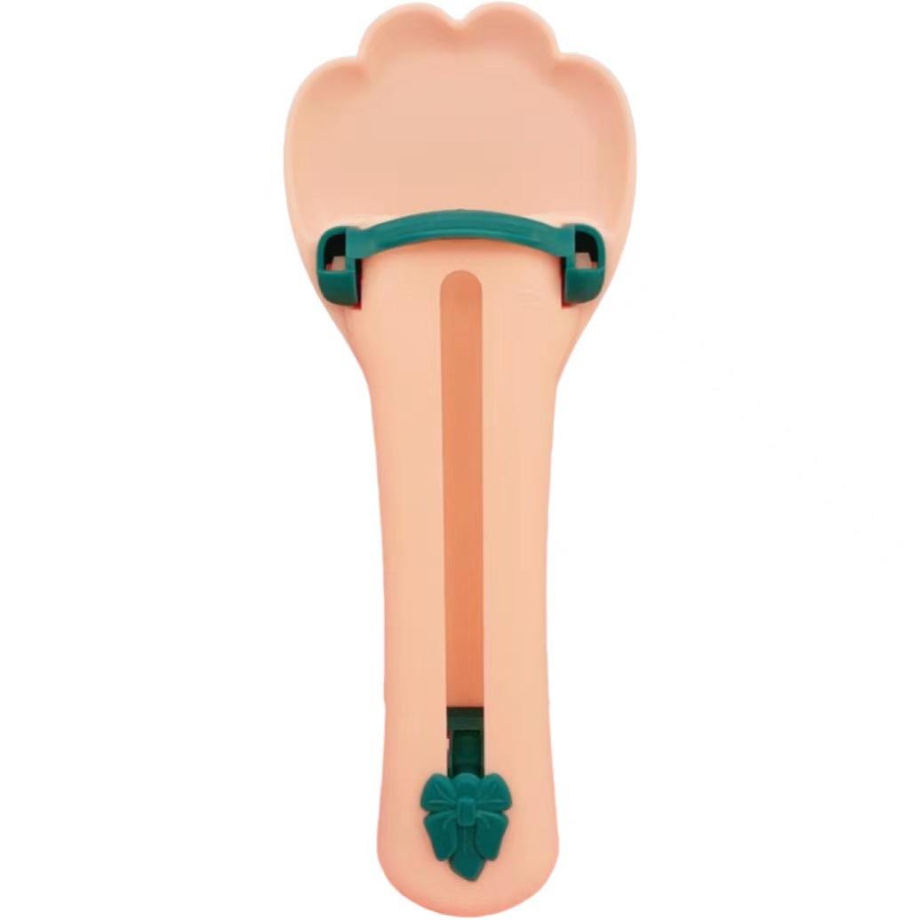 

Cute Cat Paw Shaped Pet Cat Feeder Easy To Clean Cat Strip Squeezer Convenient Practical Non Dirty Hands Pet Supplies