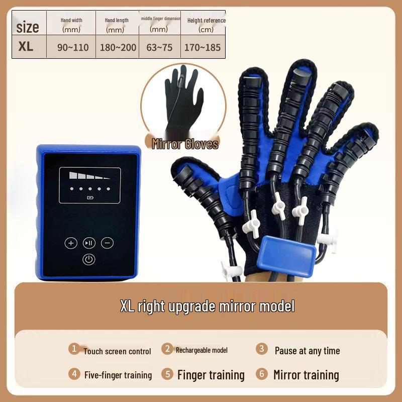 Portable Wireless Rehabilitation Gloves and Hand Massager for Stroke Recovery