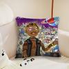 JJuice The Party Never Ends WWRLD cushion cover Plush Fabric Soft Double Sided Print Sofa Cushion Cover Throw Pillow Covers