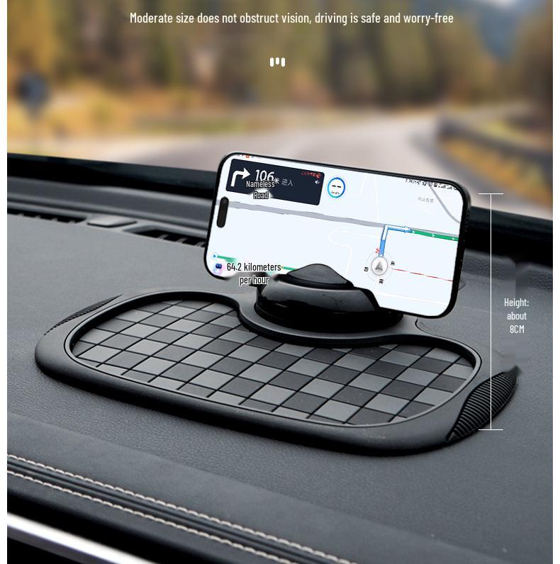 Multifunctional Anti-slip Pad & Mobile Holder with Parking Number Plate