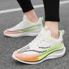 Men's Lightweight Breathable Mesh Running Shoes with Gradient Color Non-slip Sole