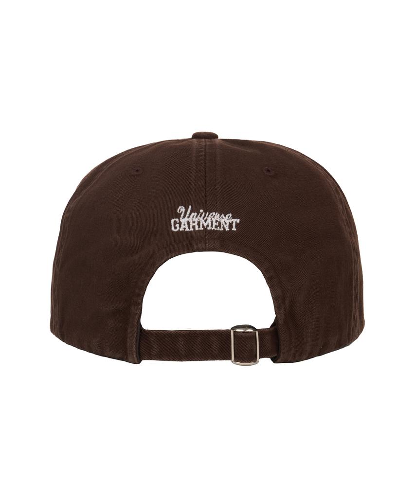 Yunibeoseugameonteu Vtg Typo 5-Panel Washing Cap_Brown