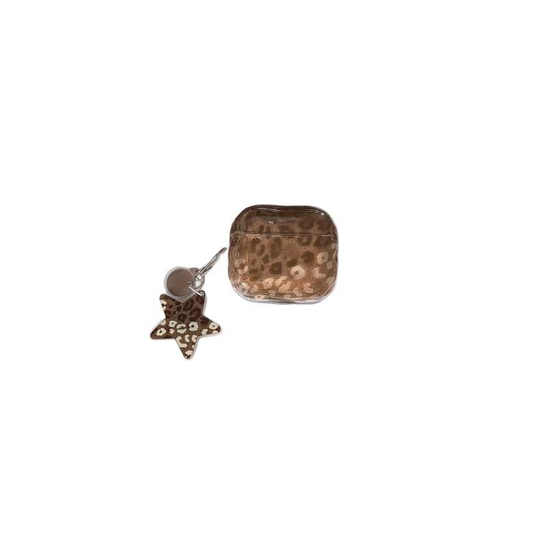 Retro Sweet and Cool Leopard Print AirpodsPro1 Earphone Case for Apple 1/1/1/1st Generation Wireless Bluetooth Case