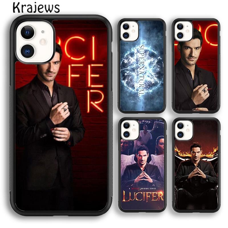 Krajews Lucifer Morningstar TV series Phone Case Cover For iPhone 17 Air 16 15 14 plus 12 pro max coque Fundas
