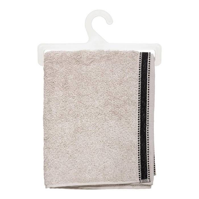 Drap de douche "Joia" coton beige 70x130cm - Atmosphera createur d'interieur