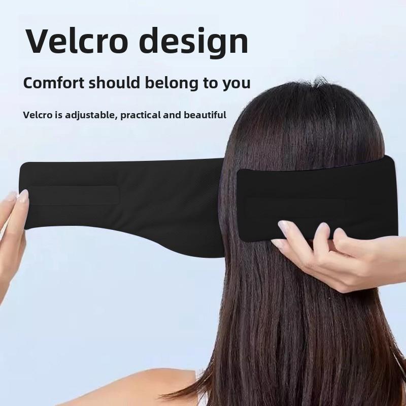 Eye Mask and Earmuffs 2-in-1 Lunch Break, Special Eye Mask for Office, Earmuffs, Blackout and Noise Reduction Travel Goggles