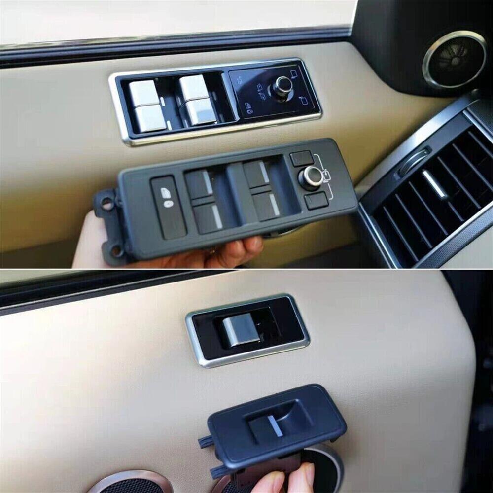 4Pcs Window Digital Switch Retrofit Kit For Land Rover Discovery 5 L462 2015-19