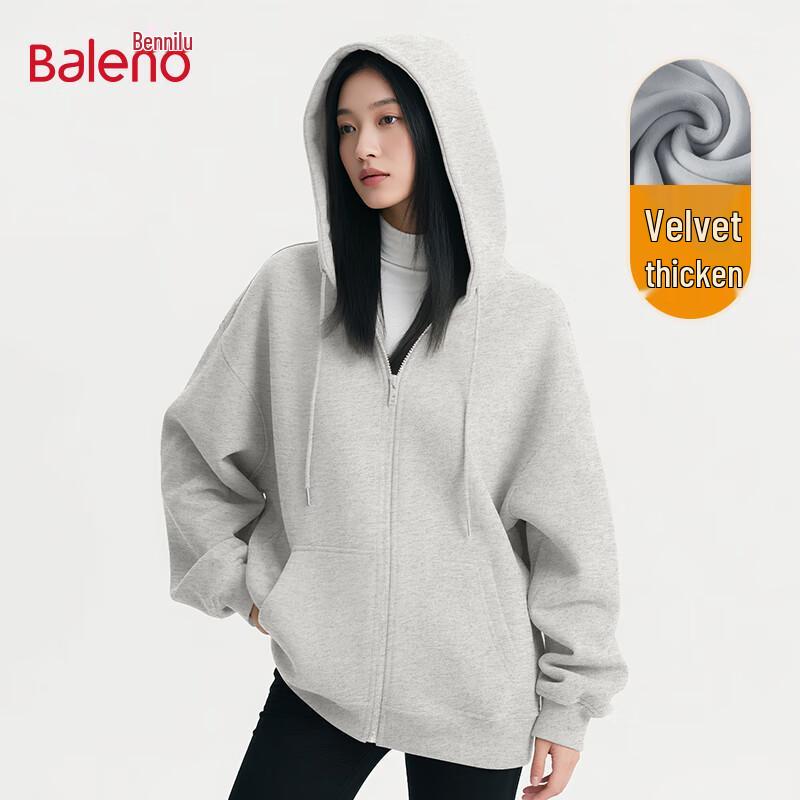 Baleno Women's Fleece Lined Full-Zip Hoodie