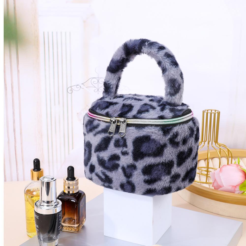 Große Kapazität Kosmetiktasche mit Leopardenmuster Hohe Schönheit Kosmetiktasche Reise Kosmetik Aufbewahrung Kosmetiktasche Neue Große Kapazität