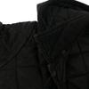 LAVENHAM Made in England Long sleeve Quilted coat 36 black Hooded Women Used