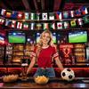 2026 World Cup 48 National Flags String Banner 46in Length Durable Fabric International Soccer Team Country Flag Garland Decoration