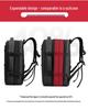 Men's Expandable Waterproof Double Shoulder Travel Backpack - Large Capacity & Multifunctional