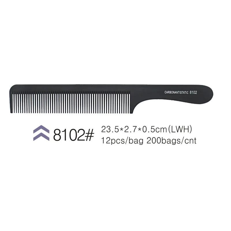 Rattenschwanzkamm, Stylingkamm, Kunststoff, antistatisch, hitzebeständig, für alle Haartypen, feinzahniger Schwanzkamm für Männer und Frauen