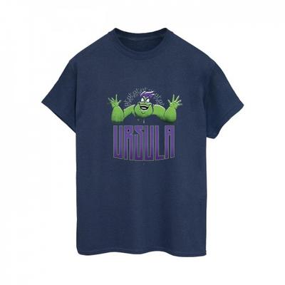 Womens/Ladies Villains Ursula Green Cotton Boyfriend T-Shirt
