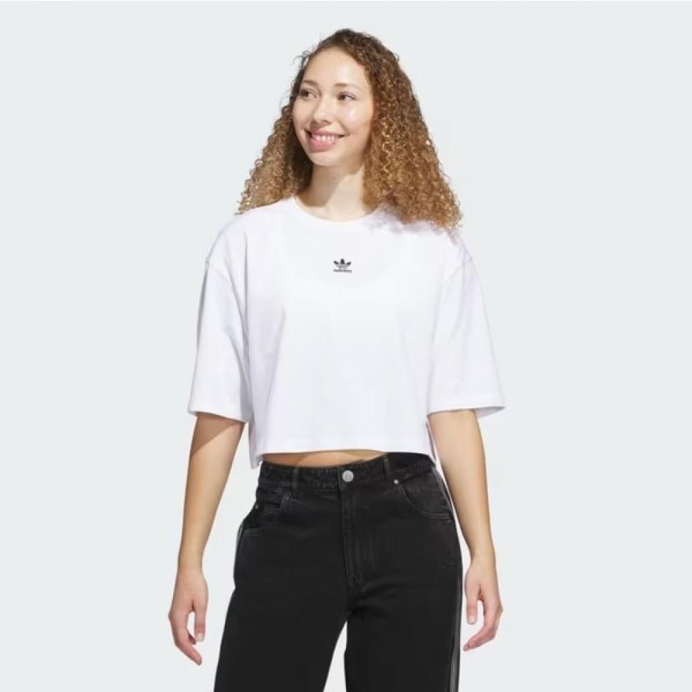 Women S eSSentialS Crop Tee Jj3385 adidaS Original Logo...