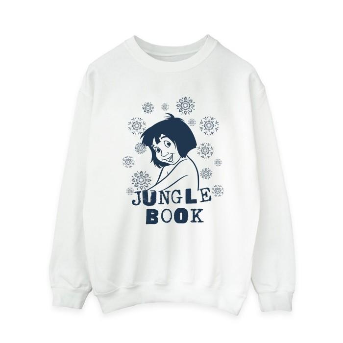 Jungle Book Womens/Ladies Mowgli Flowers Sweatshirt