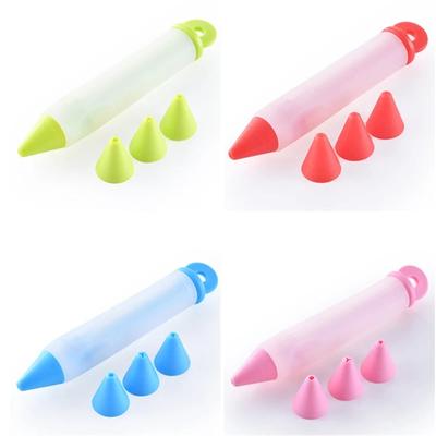 Penna per scrivere alimenti in silicone Strumenti per decorare il cioccolato Stampo per torta Crema Tazza Biscotto Ugelli per pasticceria