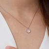 [LeShop] 14K Clarien Necklace (Gold Plated)_LJ5249BRN