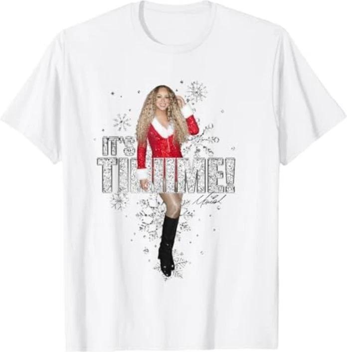 Mariah Carey Official Christmas It’s Time 2025 T-Shirt 4XL