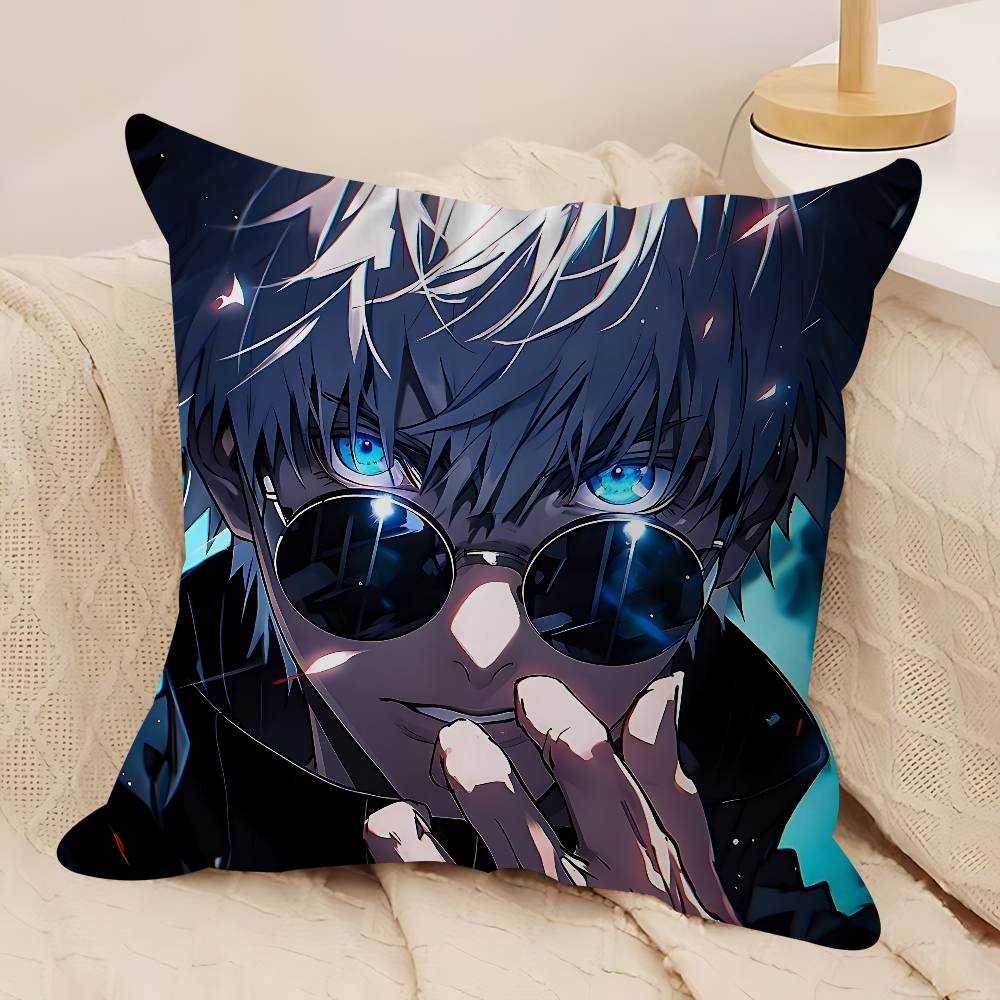 

S-Сатору Г-Годжо Наволочка Декоративная подушка Диван Домашний декор Чехол Наволочки 12x12Inch