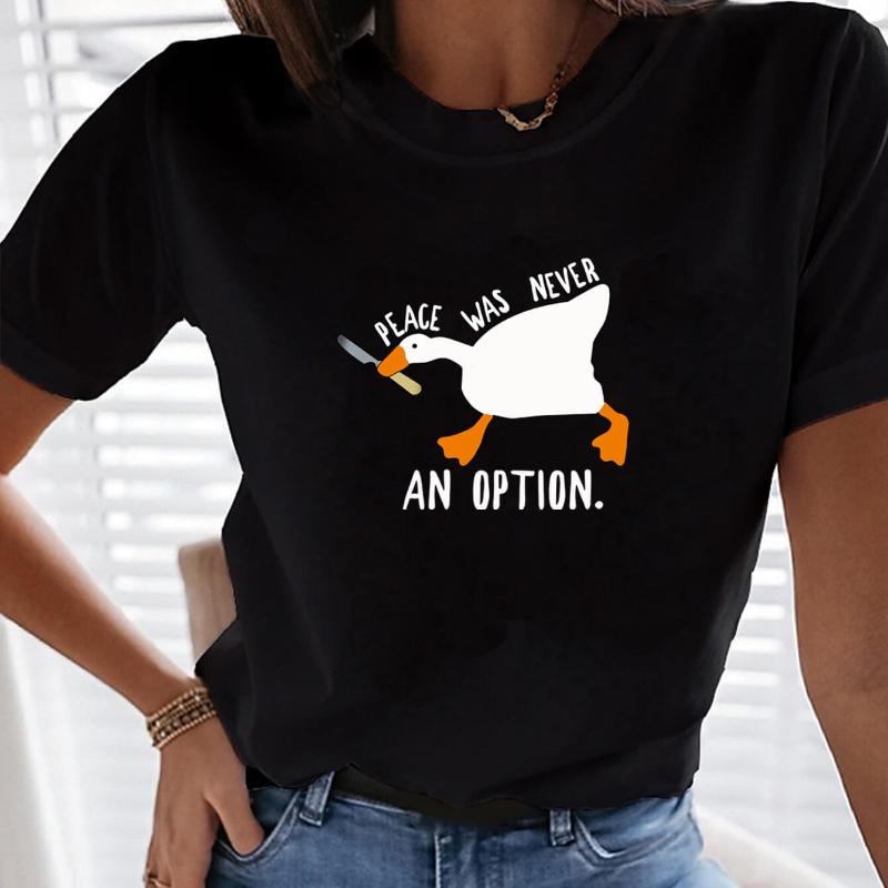 

Women s T-Shirt, Anti-Pilling Fabric, Long-Term Wear & Daily Casual XXL чорний