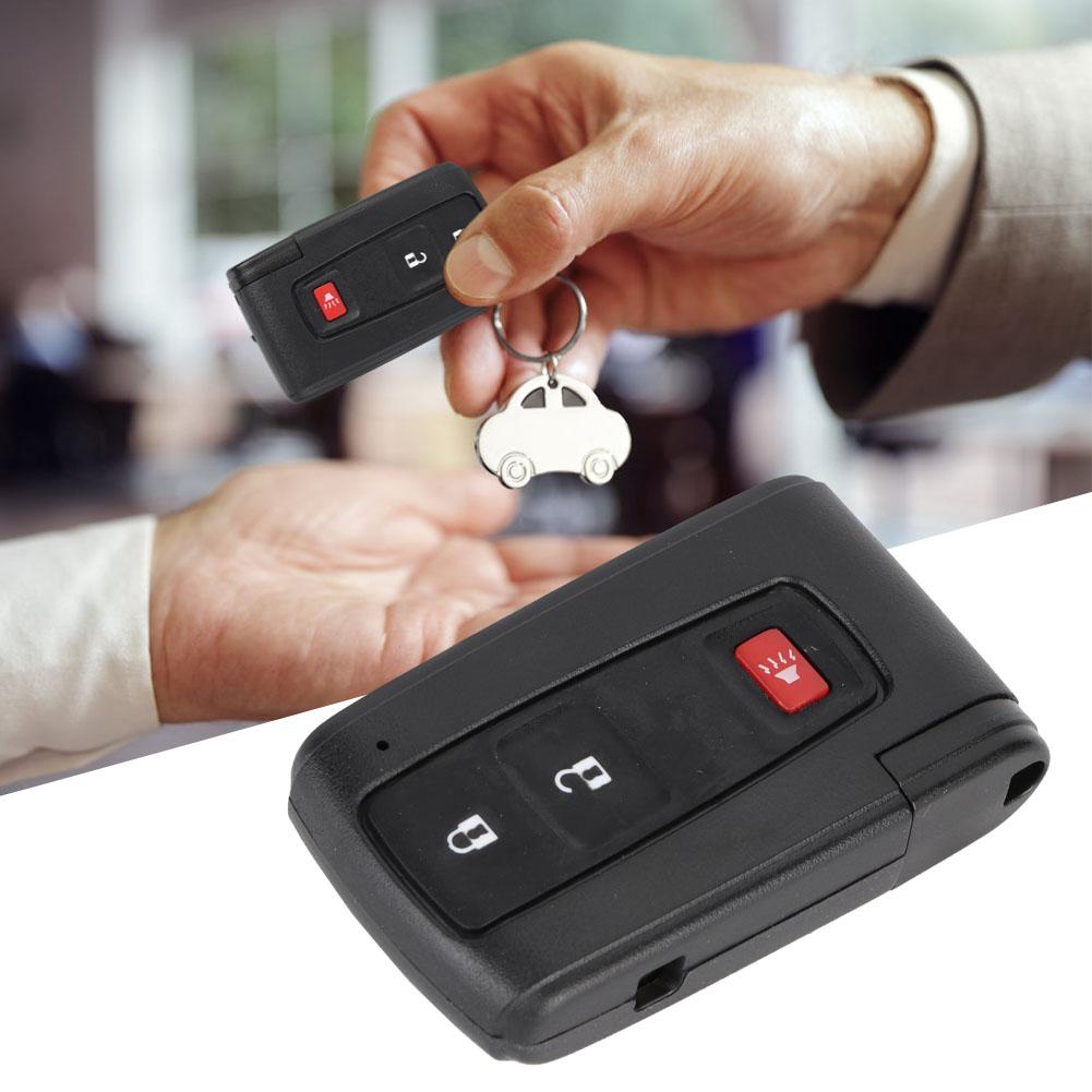 Car Remote Flip Key Fob Shell Case Fit for Toyota Prius 2004 2009 MOZB21TG