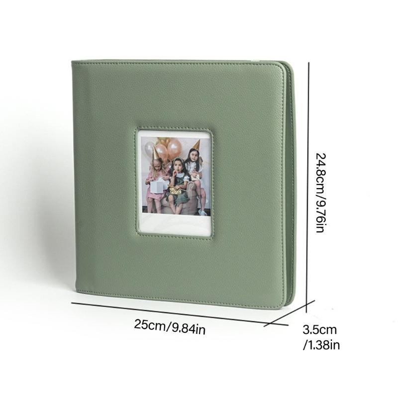 PU 288 Capacity Photo Storage Book Portable Size for Wide300 400 Instants Cameras Multipurpose For Memories Preservation