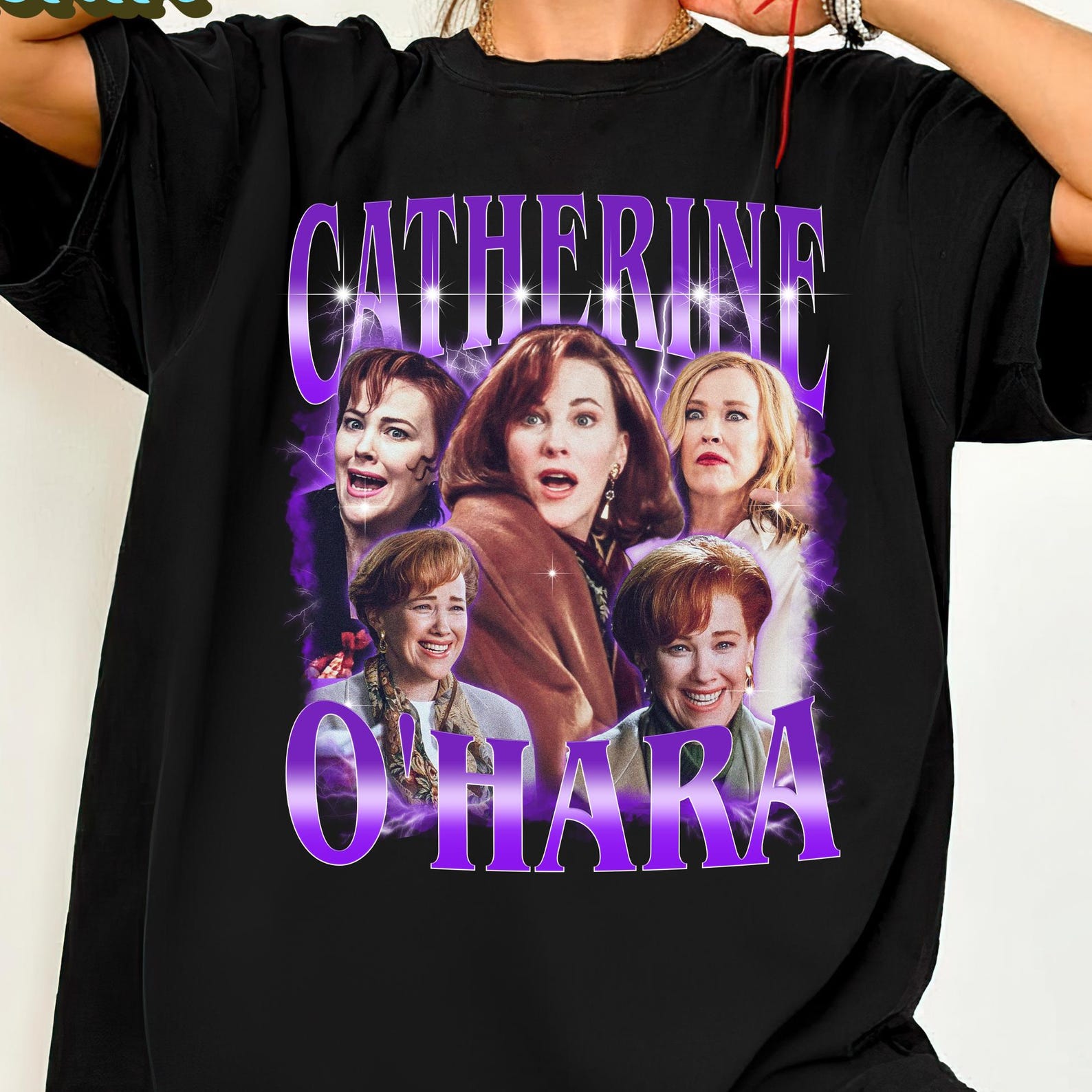 Catherine O Hara Rip Shirt, Catherine Retro Fan T-Shirt, Catherine O Hara Gift For Fan, Retro 90s Catherine O Hara Shirt S