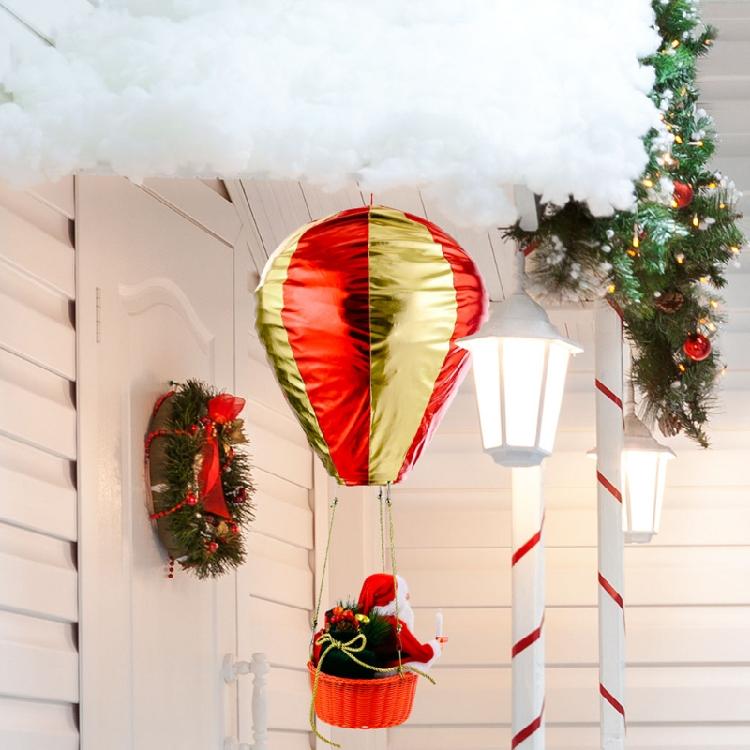 Heißluftballon Decke Weihnachtsmann Weihnachtsdekoration Anhänger Schwebende Himmel