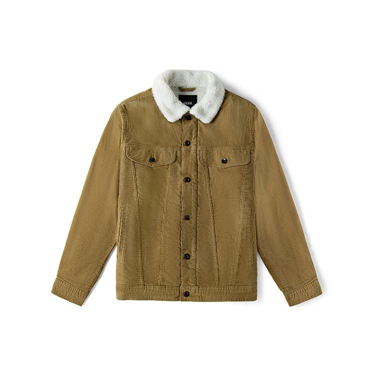 Vans SKYLARK Jackets Men s Earth Yellow Lapel Moderate Other VN0A4RQMDZ9 S