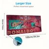 Ronald Mauspads, Große Gaming-Schreibtischmatte, Rutschfestes XXL-Mauspad für Laptop & Tablet, Mini-PC-Spielmatte mit genähten Kanten