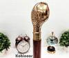 Walking Stick Brass Egg In Eagle Claw Handle, Walking Cane Foldable Cane Anniversary Present, Gift For Dad, Gift For Men