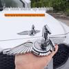 3D Horse Head Wing Car Emblem: Exterior Hood Decoration Metal Sticker
