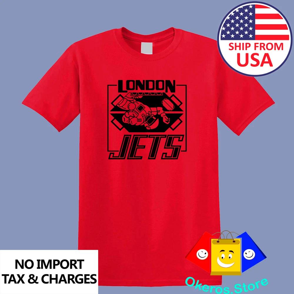 Red Dwarf London Jets Men s Red Size S to 5XL XL