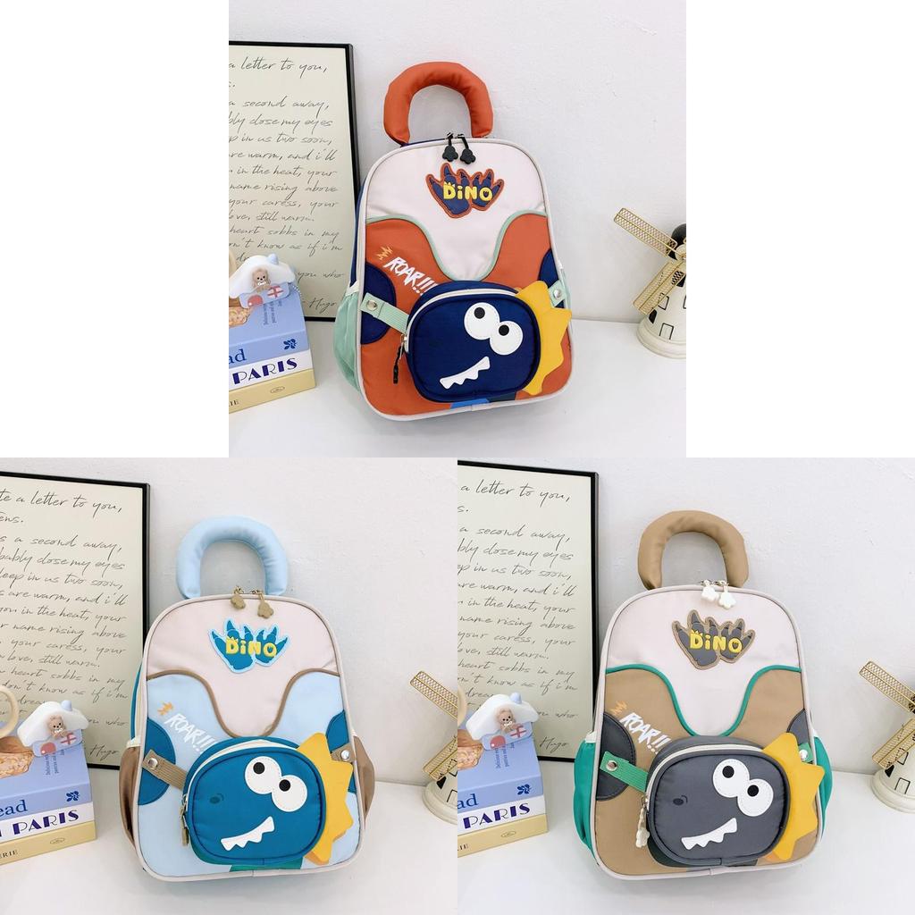 Kids School Backpack With Animal Pattern Lightweight Durable For Educational Use