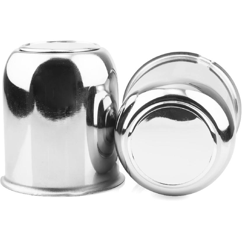 

2Pcs 3.19in Trailer Wheel Center Caps Push Through Carbon Steel Hub caps for Truck SUV RV Wheel Rim, Chrome (Fit for 3.19 bore, 3.62 Tall) 2pcs 3.19in Wheel Center