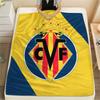 Villarreal Club De Fútbol Flannel Blanket, High Quality Comfortable for All Seasons, Home Decor, Warmth and Comfort