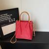 Vintage Plaid Tote Bag Women's Handbag Commuter Large Capacity Shoulder Bag