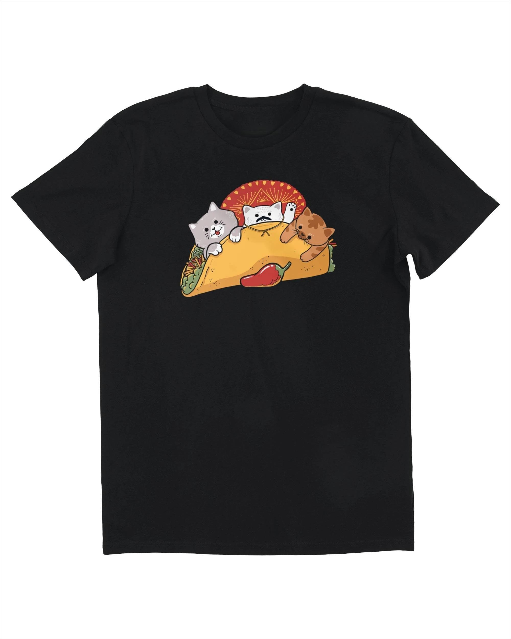 

Gatos Before Tacos Graphic Printing Luxury Brand Cotton Mens TShirts Short Sleeves Street Fashion Trend Streetwear Unisex 4XL