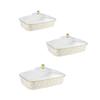 Serving Tray Vanity Tray with Dustproof Lid for Celebrations Party Events