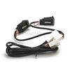 Pro VW Golf 6 Jetta 5 MK5 Scirocco 2006 - 2012 Nabíječka do auta USB PD Rychlé nabíjení QC3.0 Auto Adaptér pro nabíjení telefonu Tlačítko