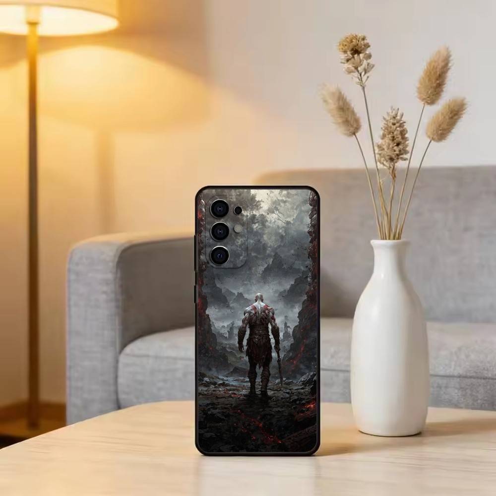 G-Gladiator W-War K-Kratos Phone Case For Samsung S25,S24,S21,S22,S23,S30,Ultra,S20,Plus,Fe,Soft Silicone Black Cover